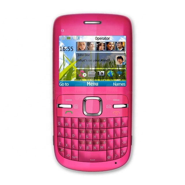 Wholesales Super Cheap Original Factory Unlocked Simple 3G Bar QWERTY Mobile Cell Phone For Nokia C3